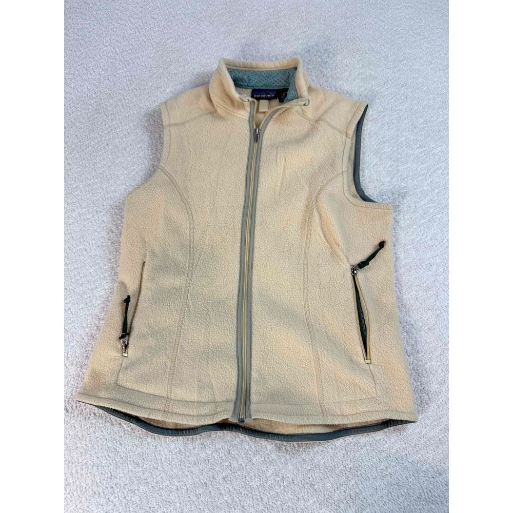 Patagonia Cream Fleece Vest